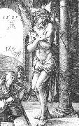 Man of Sorrows by the Column Albrecht Durer